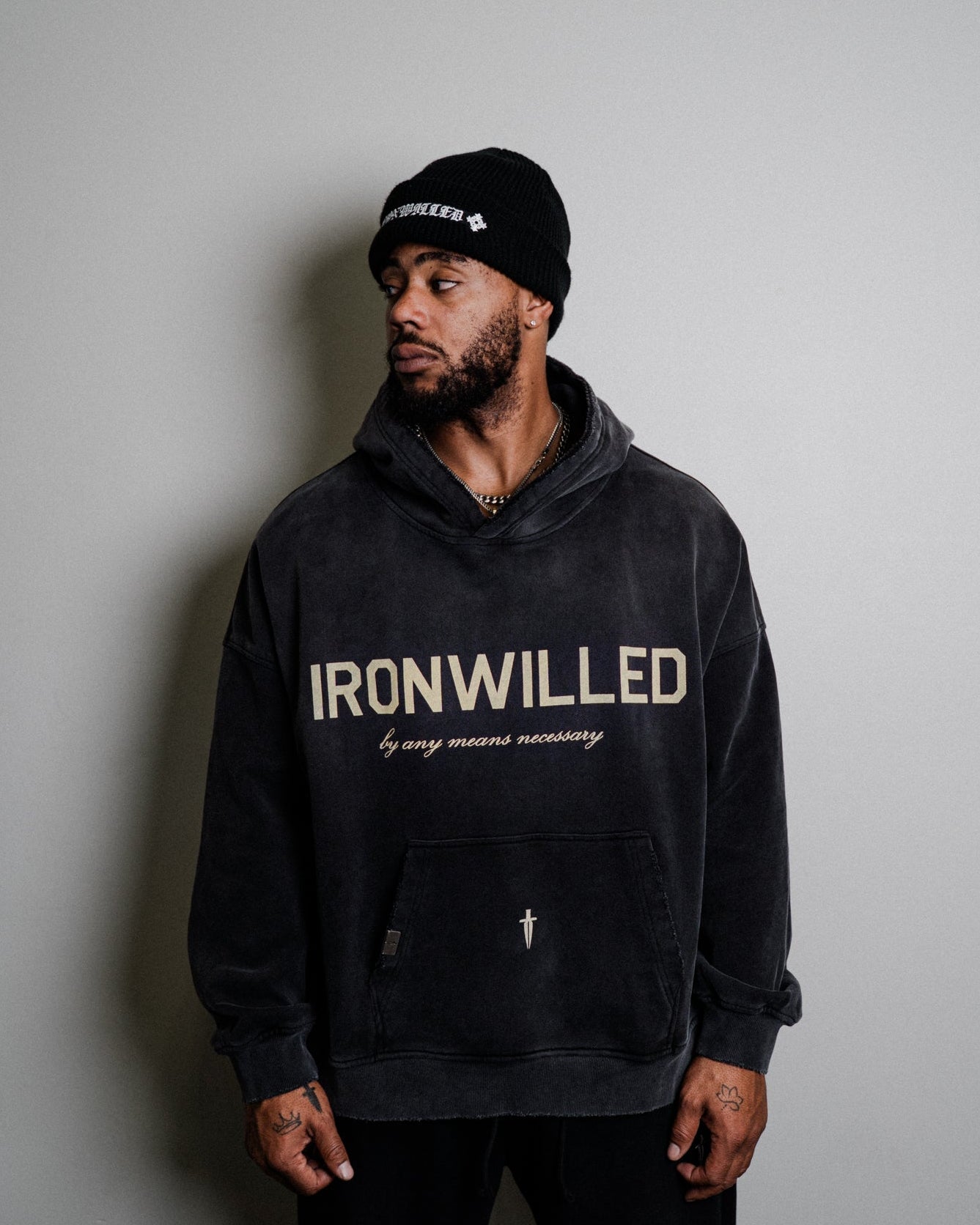 KIN HOODIE - [FADED BLACK]