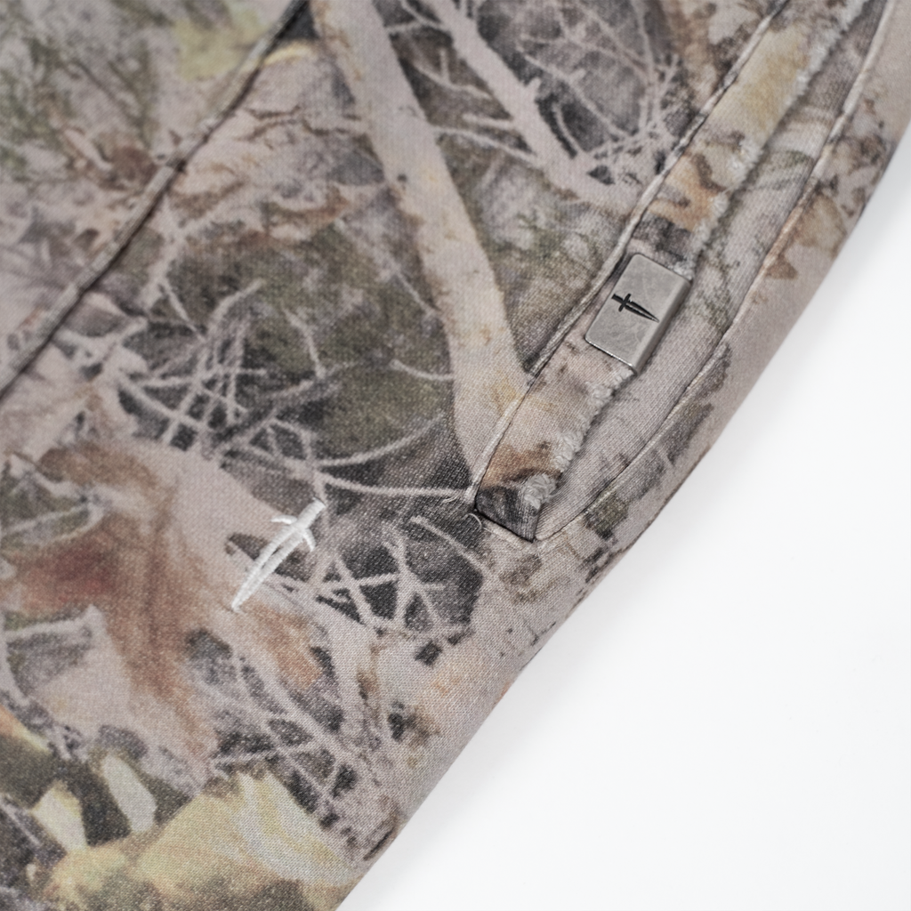 DAGGER PLEATED SWEATPANTS - [CAMO]