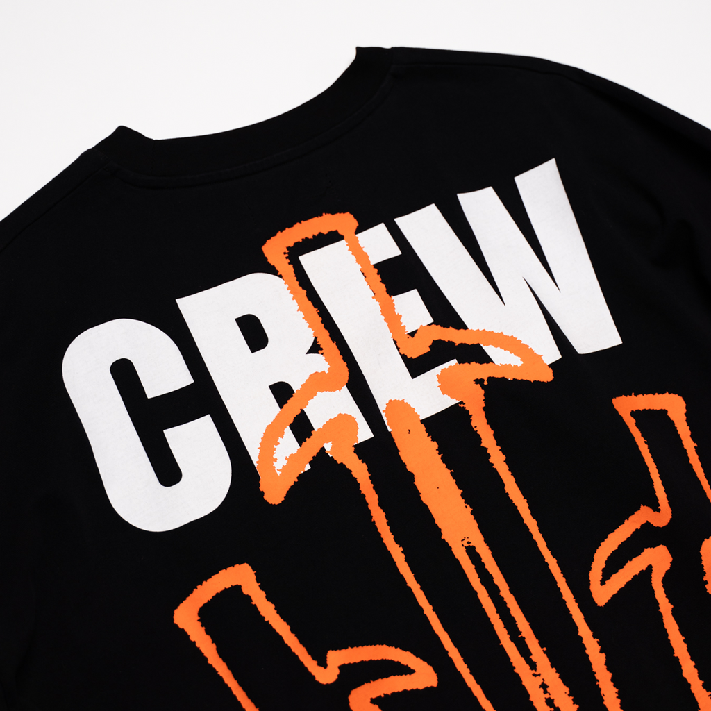 CREW LONG SLEEVE - [BLACK]