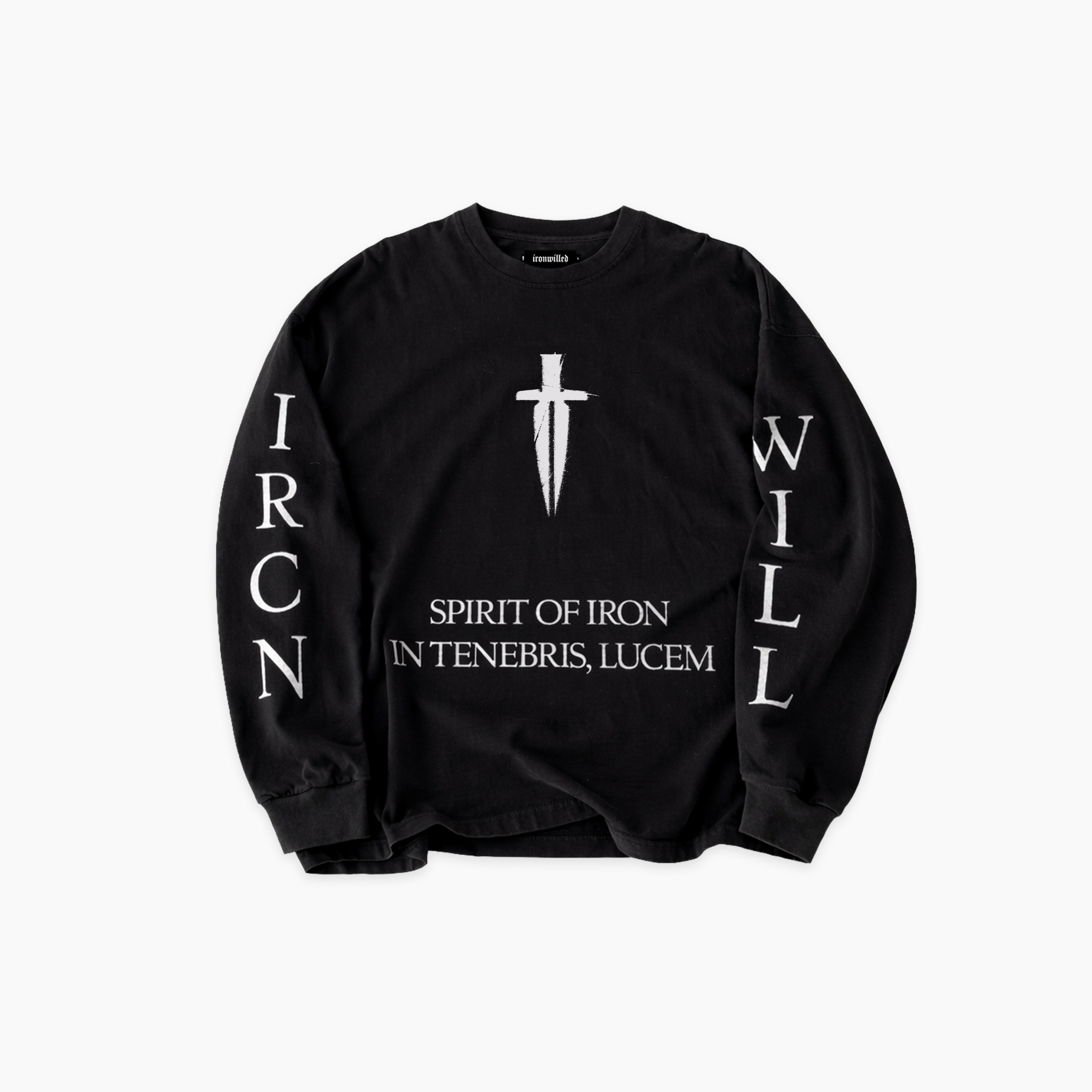 IRON SPIRIT LONG SLEEVE - [VINTAGE BLACK]