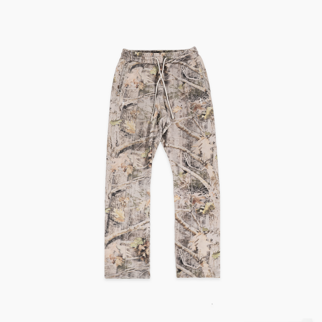 DAGGER PLEATED SWEATPANTS - [CAMO]
