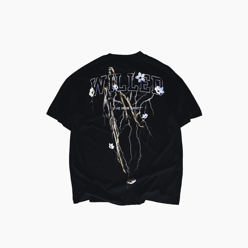 KATANA REIMAGINED TEE - [BLACK / 8-BIT]
