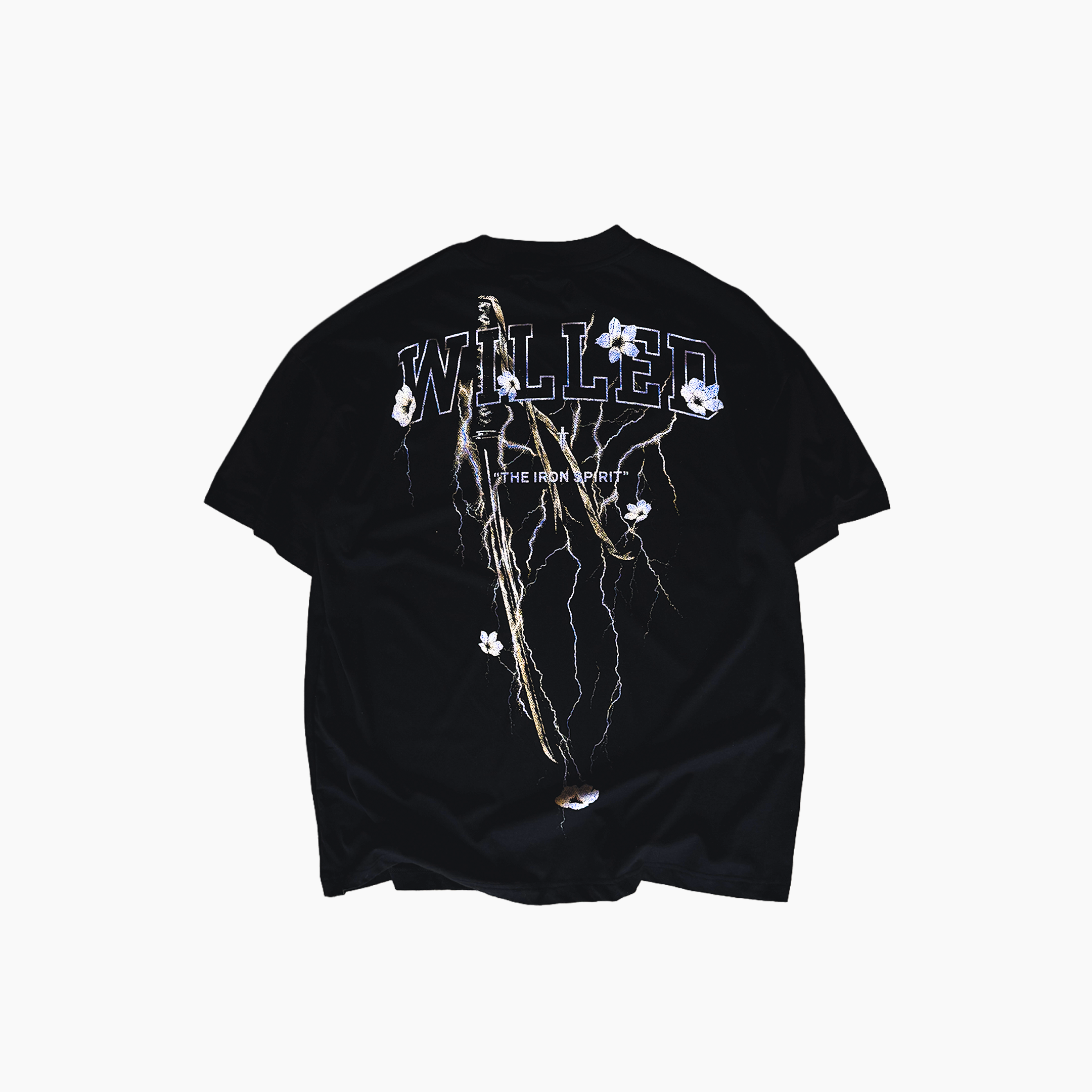 KATANA REIMAGINED TEE - [BLACK / 8-BIT]