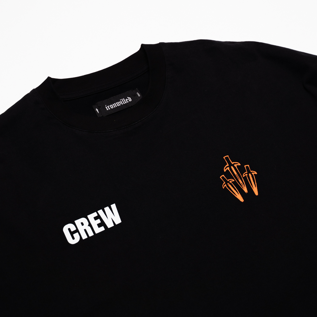 CREW LONG SLEEVE - [BLACK]