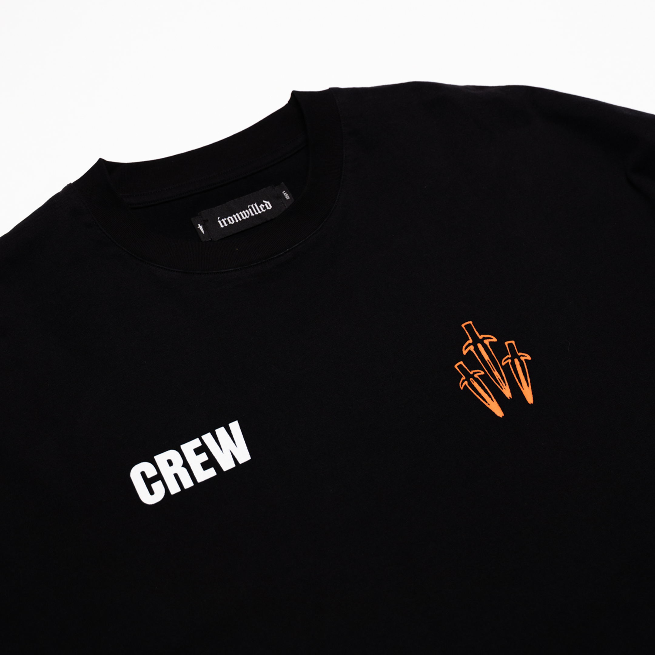 CREW LONG SLEEVE - [BLACK]