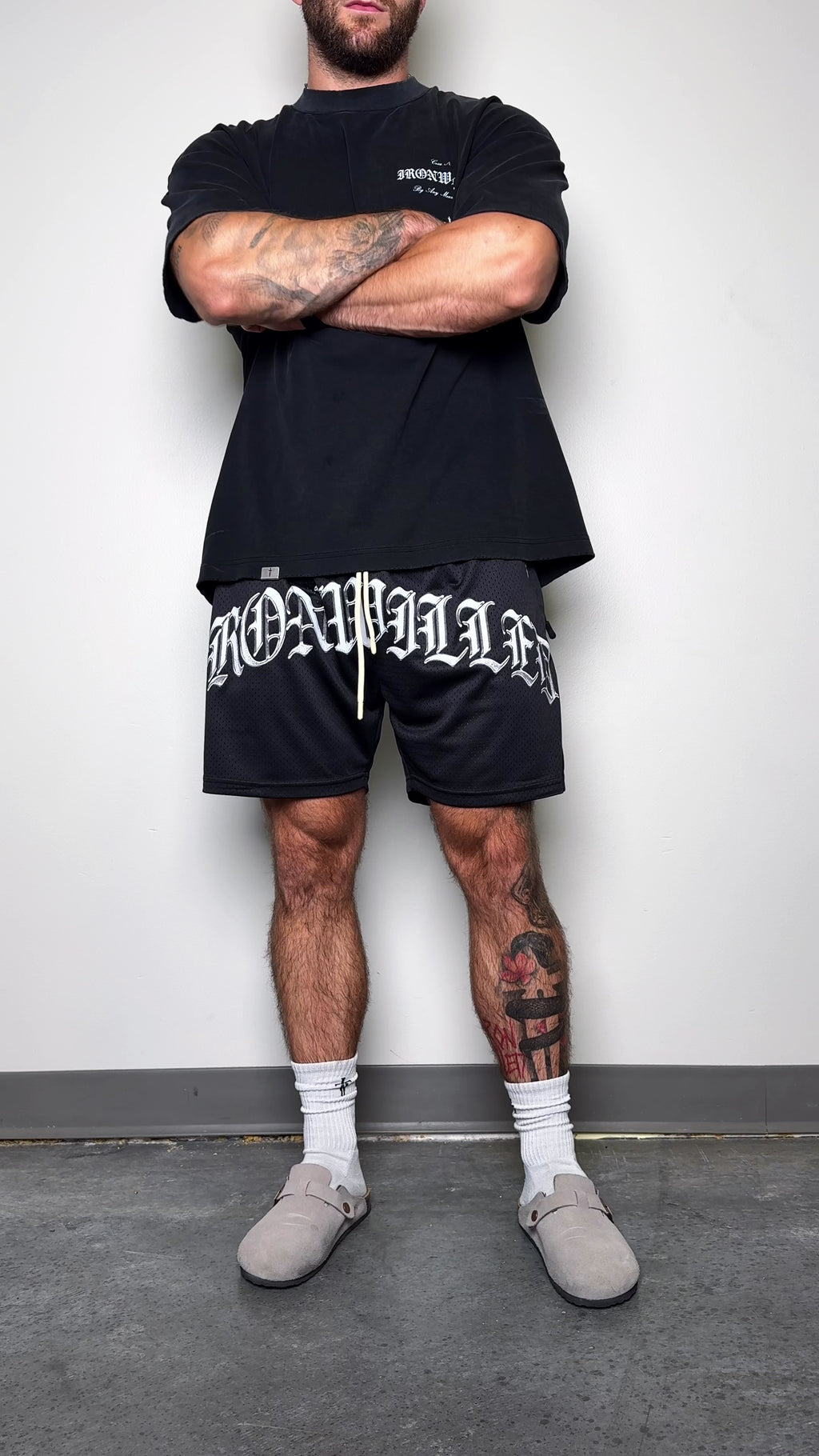 CHROME MESH SHORT - [BLACK]