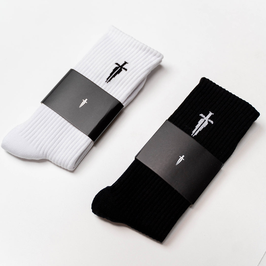 DAGGER SOCKS - [BLACK]