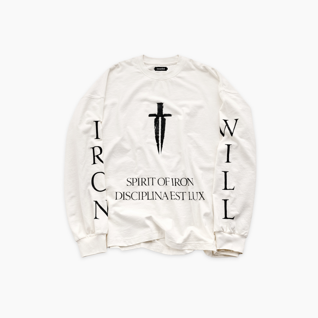 IRON SPIRIT LONG SLEEVE - [BONE]