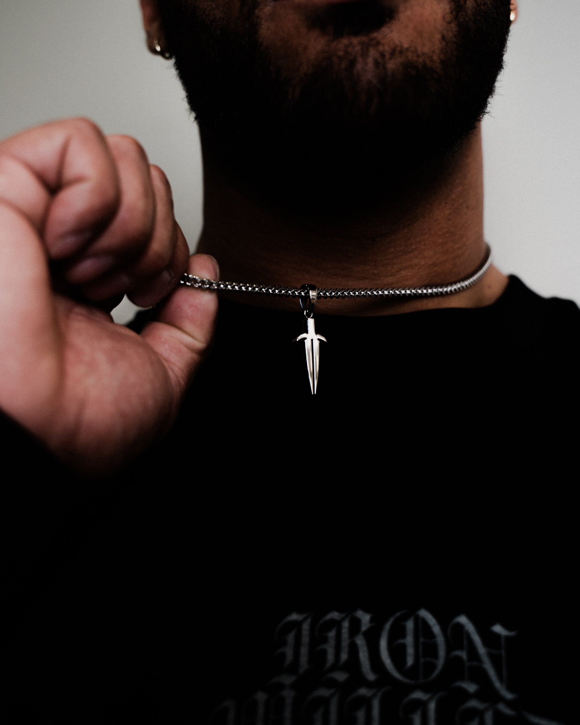CHROME DAGGER CHAIN - [SILVER]
