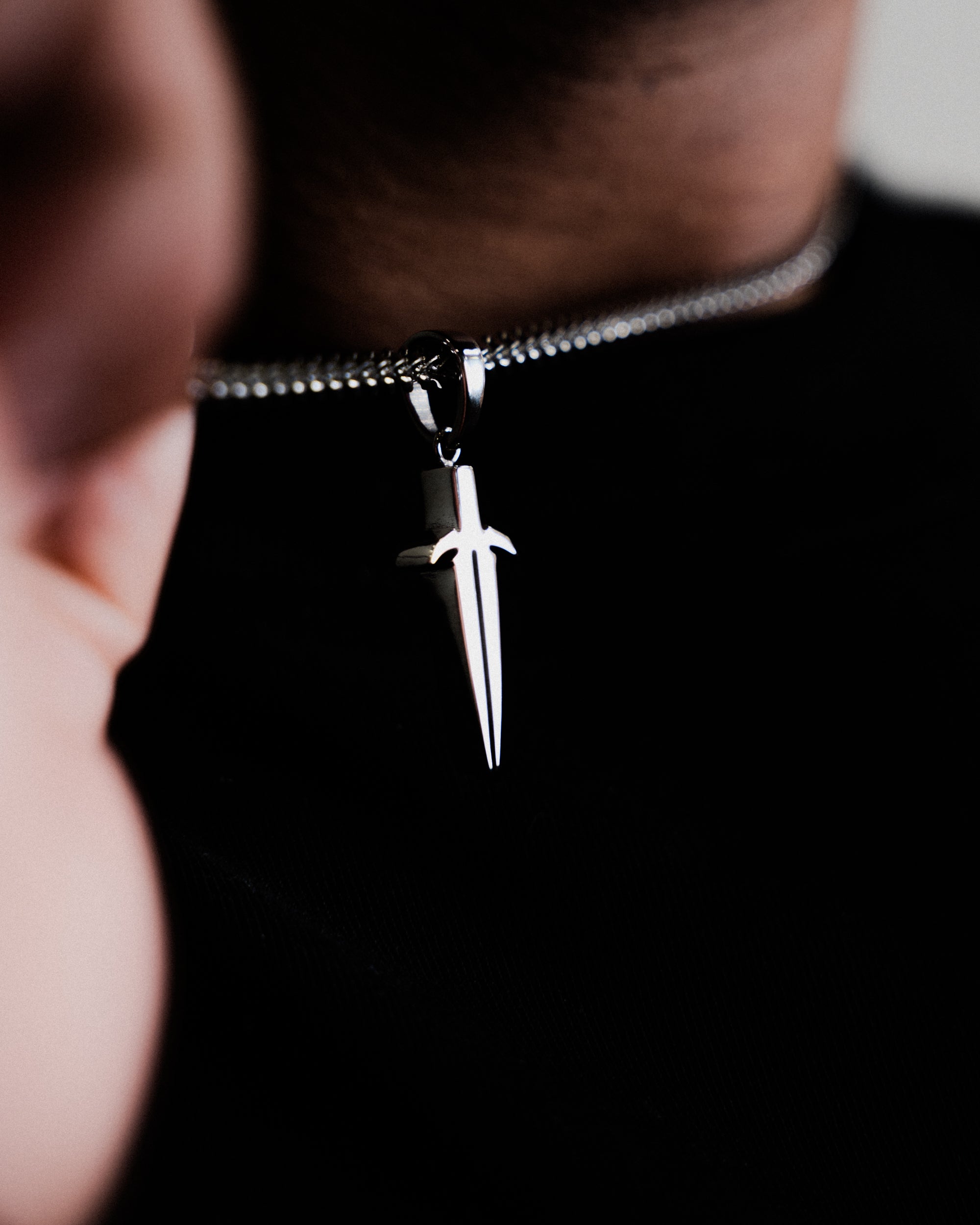 CHROME DAGGER CHAIN - [SILVER]