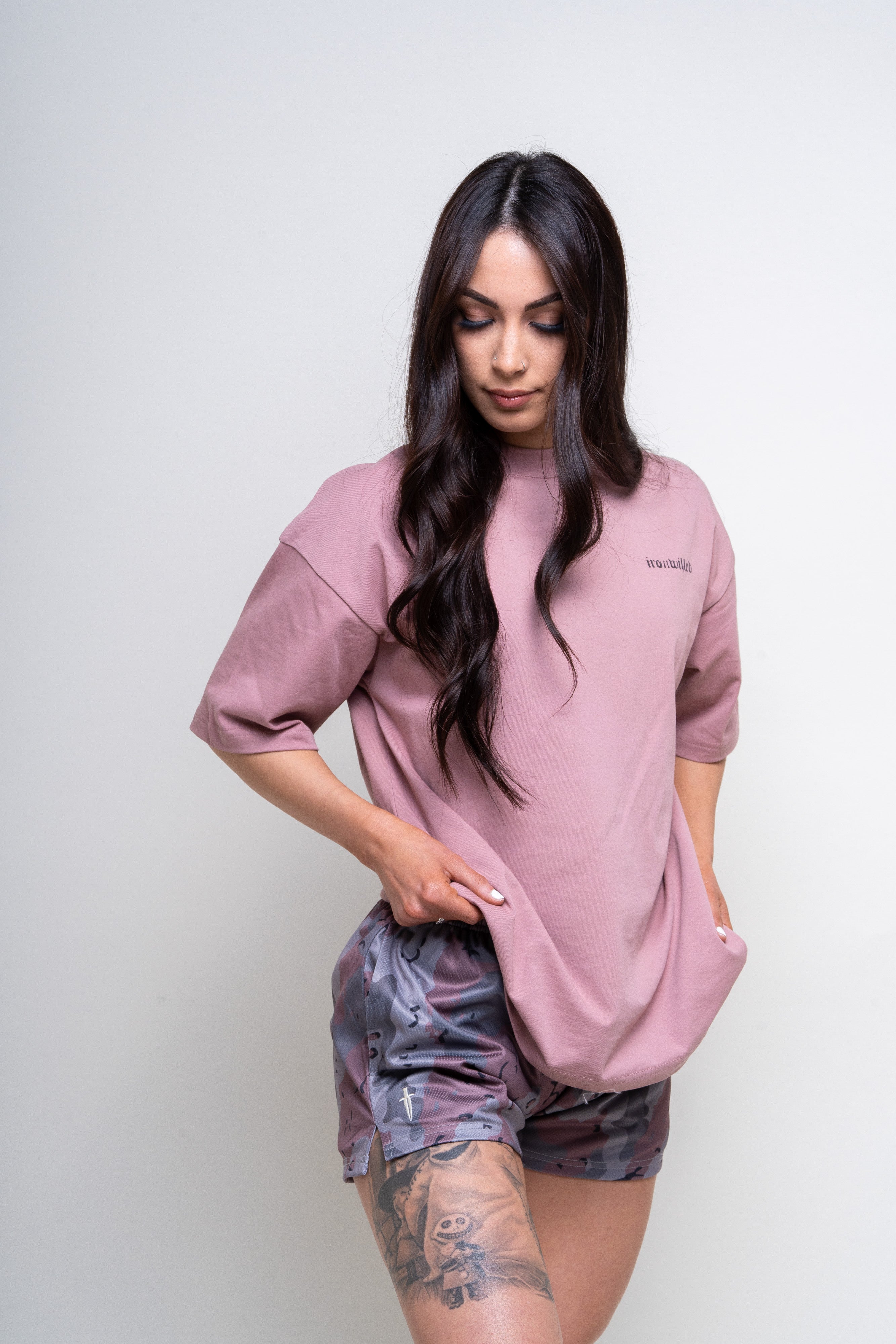 WOMEN'S CHIP CAMO MESH SHORT - MOJAVE DESERT