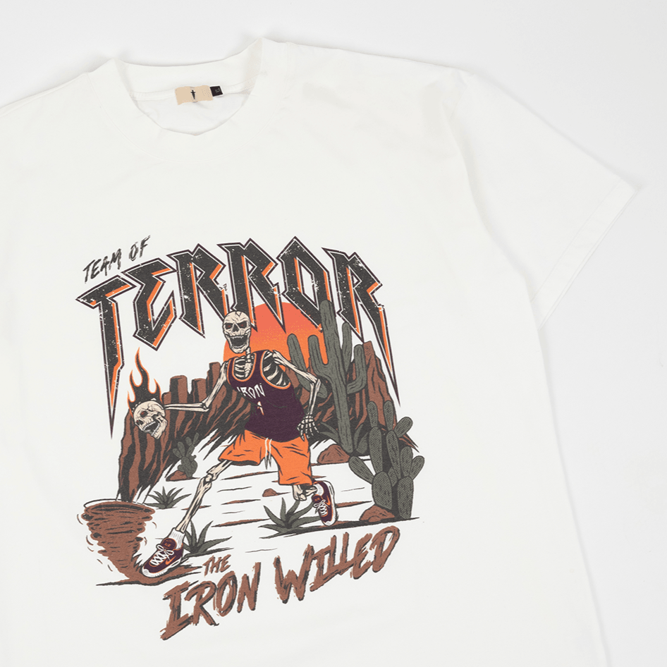 CROSSOVER TEE - WHITE - IRONWILLED