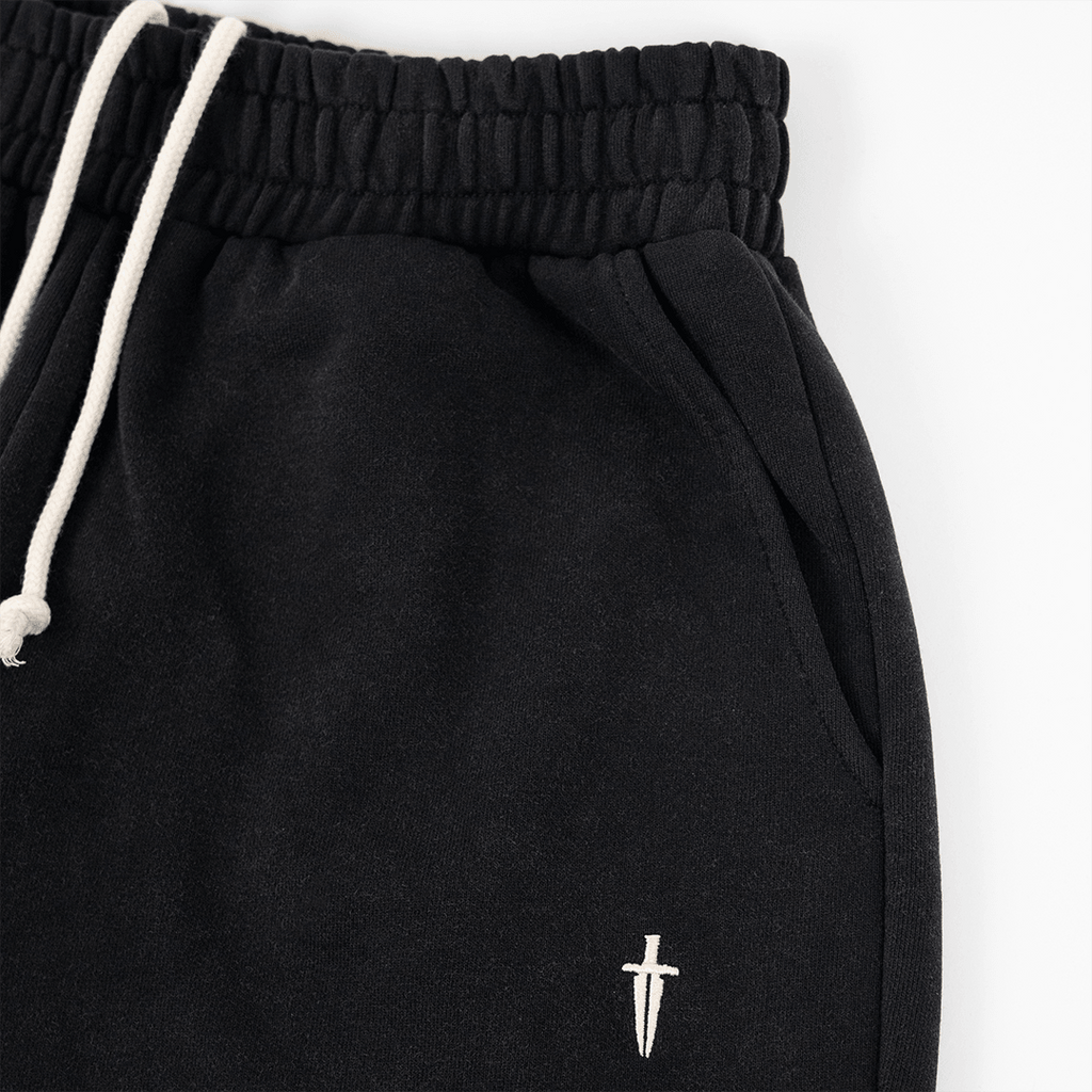 DAGGER RELAXED SWEATPANTS - VINTAGE BLACK - IRONWILLED