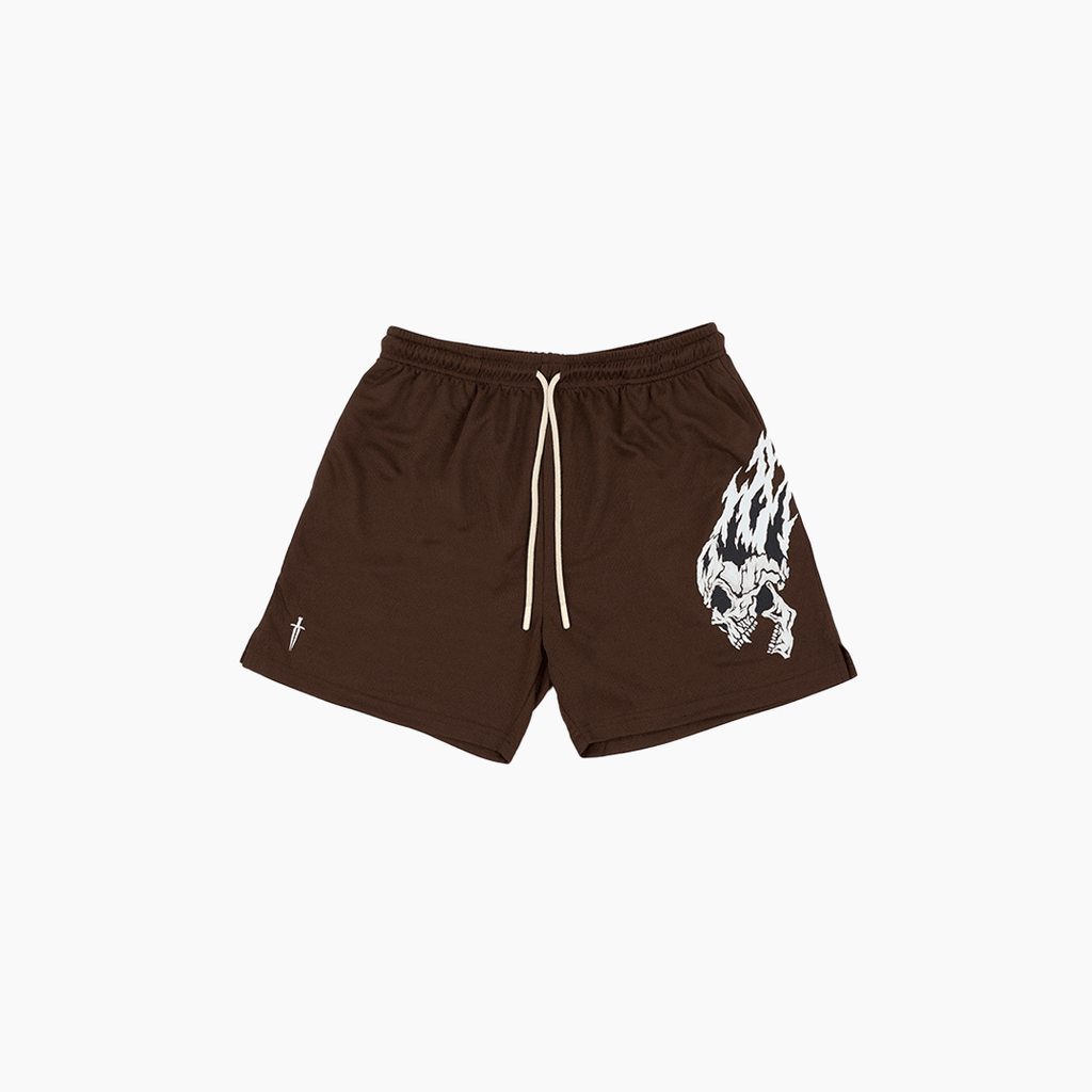 SOUL EATER MESH SHORT - BROWN - IRONWILLED
