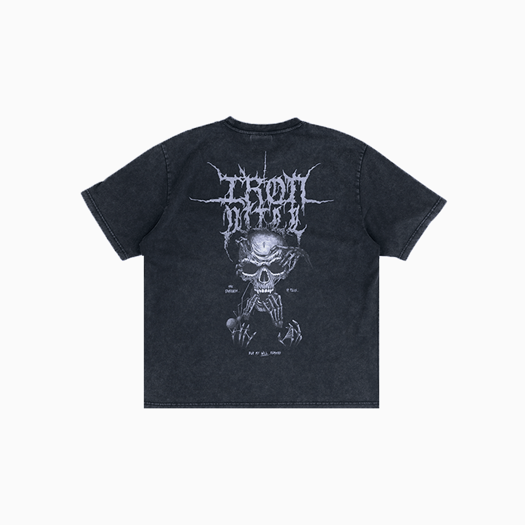 "THE DARKNESS" OVERSIZED TEE (DEPRESSION) - VINTAGE BLACK - IRONWILLED