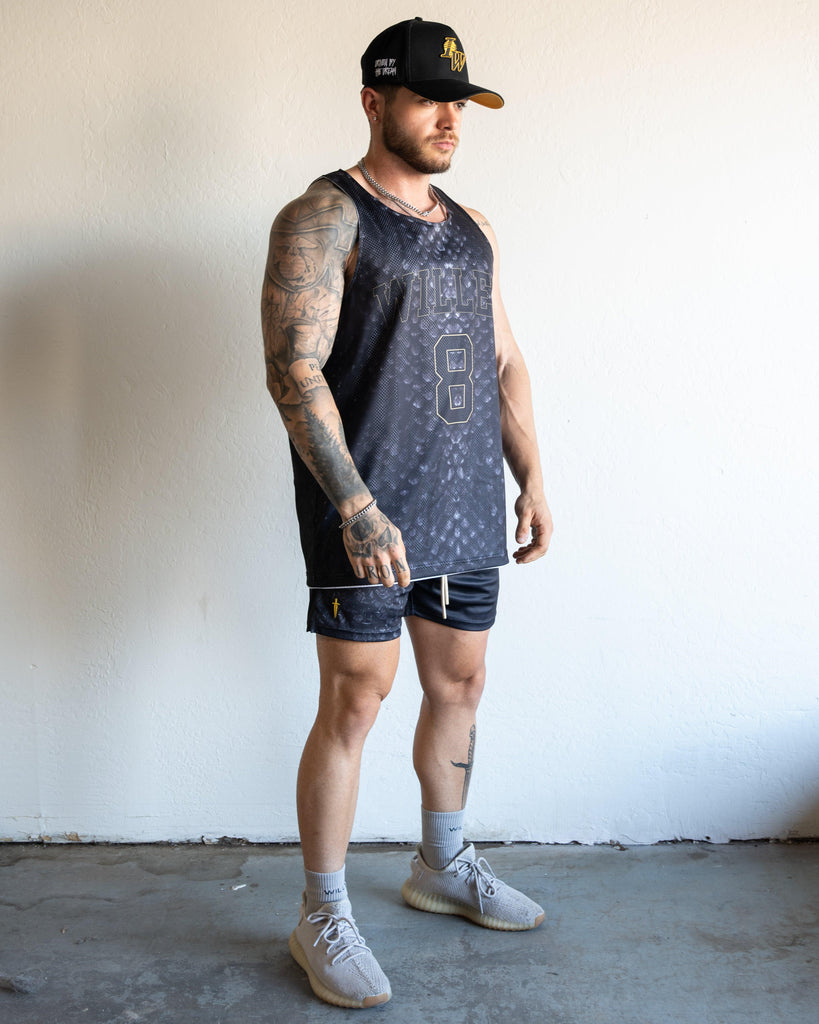 WILLED REVERSIBLE PRACTICE PINNIE - BLACK/WHITE - IRONWILLED