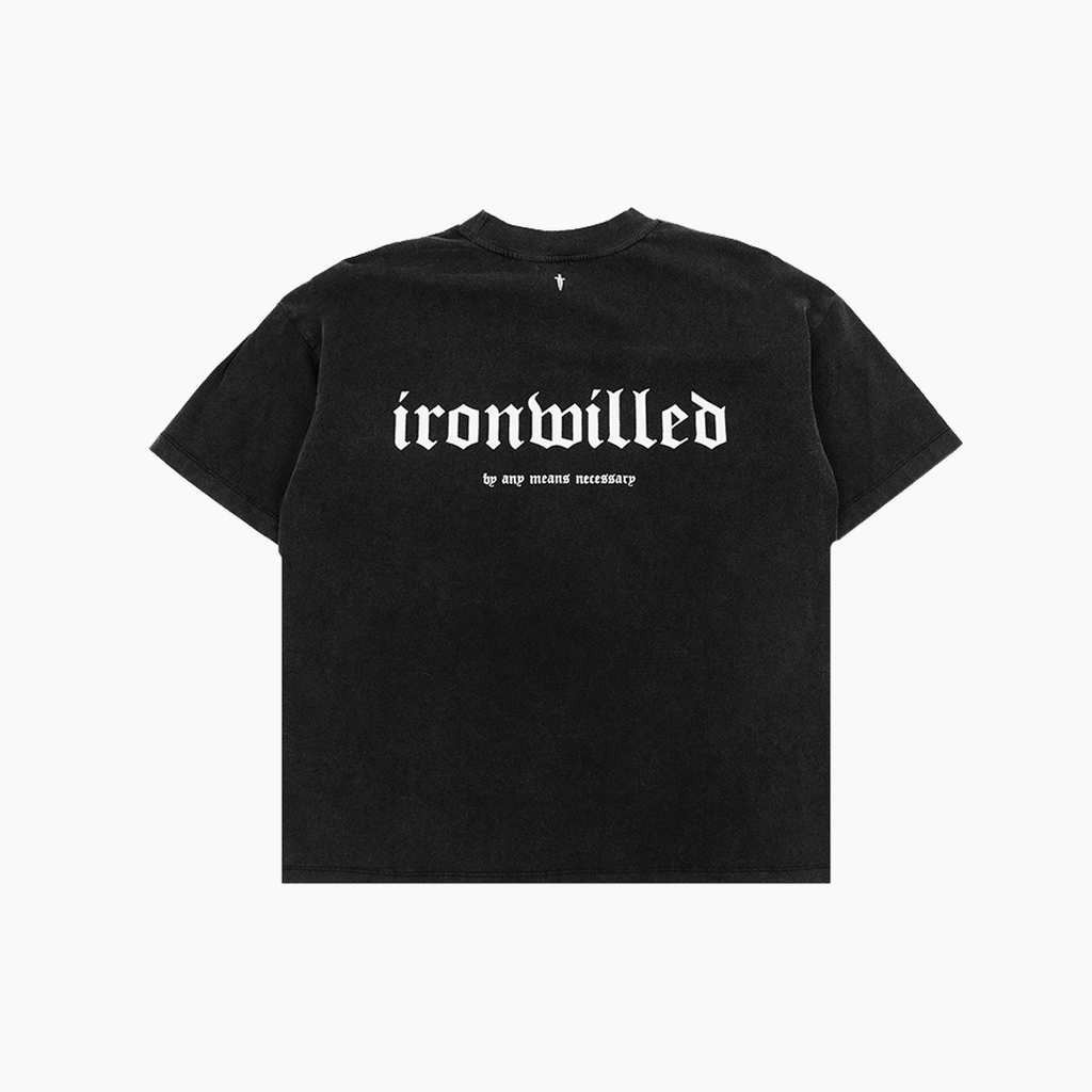 WOMEN'S OLD IRONWILLED OVERSIZED TEE - BLACK - IRONWILLED
