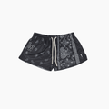 WOMEN'S PAISLEY MESH SHORT - BLACK - IRONWILLED