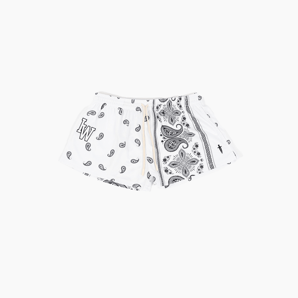 PAISLEY MESH SHORT - BLACK – IRONWILLED